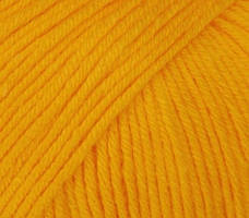 Нитки пряжа для в'язання бавовна / акрил BABY COTTON GAZZAL Бебі котон Газзал № 3417 - жовтий