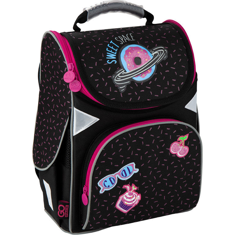 Рюкзак шкільний каркасний GoPack Education для дівчаток Sweet Space (GO20-5001S-2)