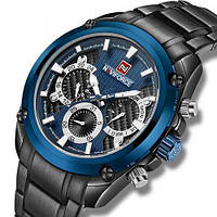 Мужские наручные часы Naviforce NF9113 Black-Blue