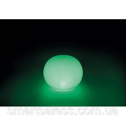 Светодиодная декоративная подсветка, фонарь Intex 68695 «Глобус» надувной, работает от аккумулятора. - фото 3 - id-p1198534074