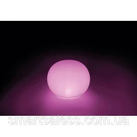 Светодиодная декоративная подсветка, фонарь Intex 68695 «Глобус» надувной, работает от аккумулятора. - фото 4 - id-p1198534074