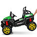 Дитячий електромобіль джип M 3454EBLR-5 зелений двомісний, фото 4