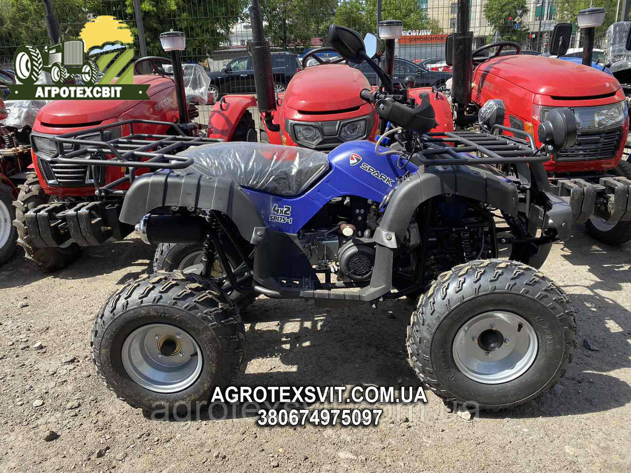 Квадроцикл Spark SP175-1 Спарк варіатор із заднім ходом, 4х2