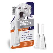 Ультра Протект для собак від 40 до 60 кг Ultra Protect краплі від бліх і кліщів, 1 піпетка