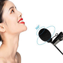 Мікрофон петлочки Ulanzi M-Lav для телефона, 6 м. Преміум'якість!, фото 4