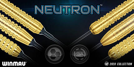 Дартс дротики Neutron Англія Winmau + запасні хвостовики, фото 4