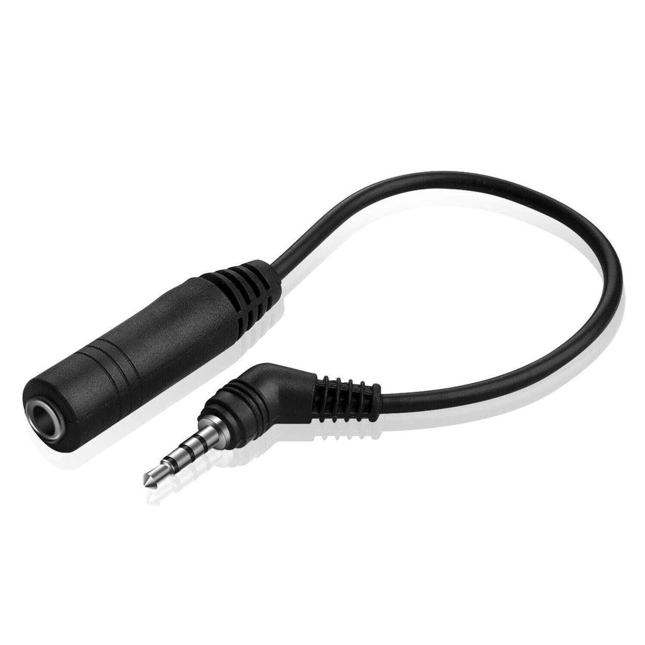 Кабель перехідник аудіо Alitek 2.5 мм jack M 4 pin на 3.5 мм jack F