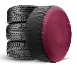 Чохол для запасного колеса Coverbag Full Protection S бордо
