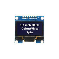 OLED-дисплей 1.3" SPI (білий) 128х64