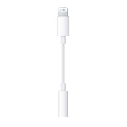 Перехідник адаптер аудіо Alitek Lightning - Jack 3.5 мм, White, фото 2