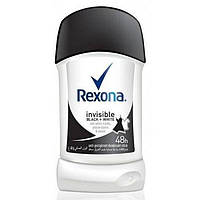 Дезодорант-стик женский Rexona Invisible Black and White, 40 г