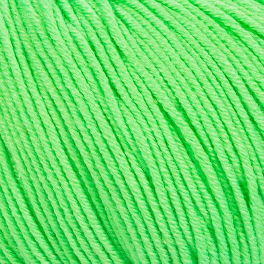 Нитки пряжа для в'язання бавовна / акрил BABY COTTON GAZZAL Бебі котон Газзал № 3427 - салат неон