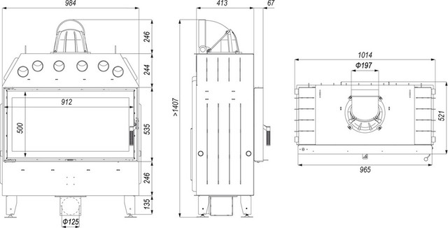 чертеж схема defro prima la
