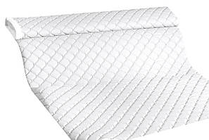 Прошитий шкірозамінник для автомобілів дубльований поролоном і флізеліном. «Ромб».Турецького виробництва.