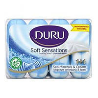 Мыло Duru Soft Sensations Морские минералы, 4 x 90 г