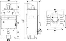 Камінна топка Defro Home Intra SM (10 кВт), фото 2