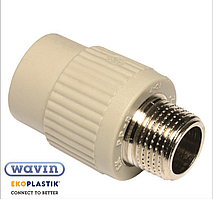Перехід МРН d 25х3/4" WAVIN EKOPLASTIK (ЗОВНІШНЯ РІЗЬБА) SZE02525RCT
