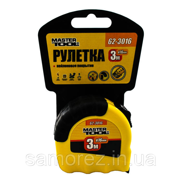 Рулетка MasterTool 3м., фото 1