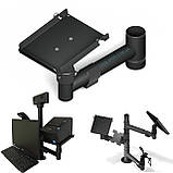 Тримач принтера 147мм на консолі зі змінною довжиною 205-320 мм для ергономічної стійки, фото 2