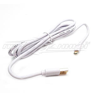 Кабель USB 2.0 — micro USB (преміум'якість), 1.8 м,білий, фото 2