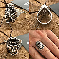 Срібний перстень Індець