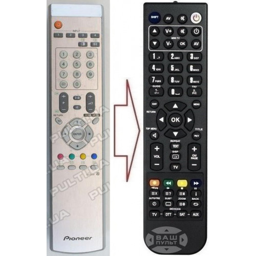 Пульт для телевізора PIONEER AXD1491 (аналог), фото 1