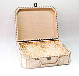 Дерев'яна коробка з дерева фанери 25 х 17 х 10 см, фото 9