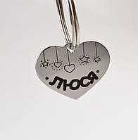 Жетон для собак, медальйон із гравіюванням — кулон адресник