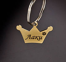 Жетон для собак, медальйон із гравіюванням — кулон адресник