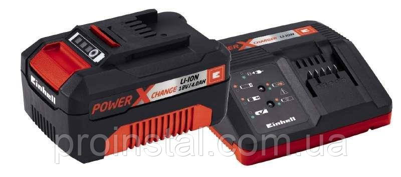 Einhell Набор Einhell аккумулятор + зарядное устройство 18V 4.0Ah PXC Starter Kit, фото 1