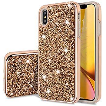 Apple iPhone X/XS Чохол-накладка The Bling World Gold