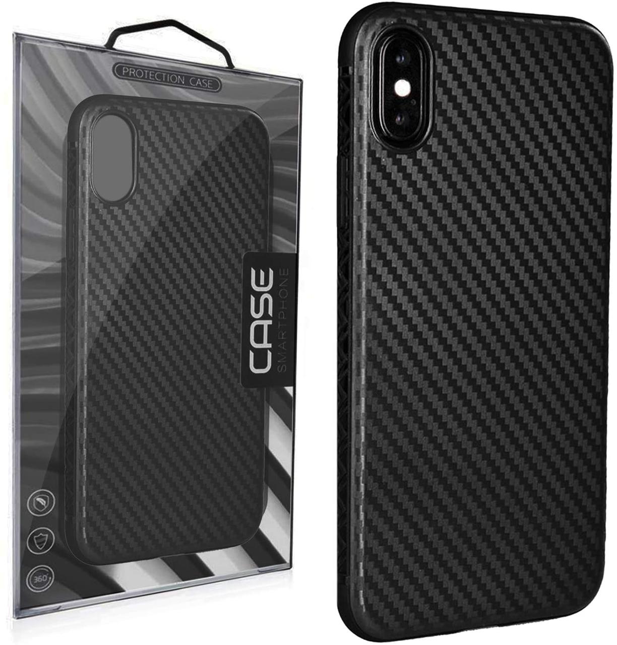 Xiaomi Redmi 8A Чохол-накладка Ultra Carbon Air Case Armor Case Black