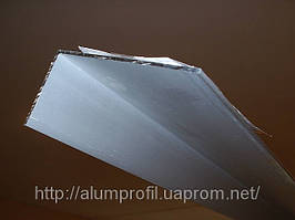 Алюмінієвий профіль — кутник алюмінієвий 120х40х2 Б/П