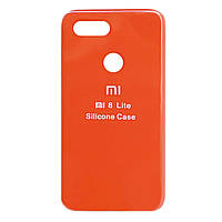 Чехол на Xiaomi Mi 8 Lite (Orange) Full Silicone Case