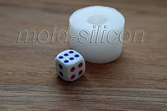 Силіконовий молд "Кубик гральний"