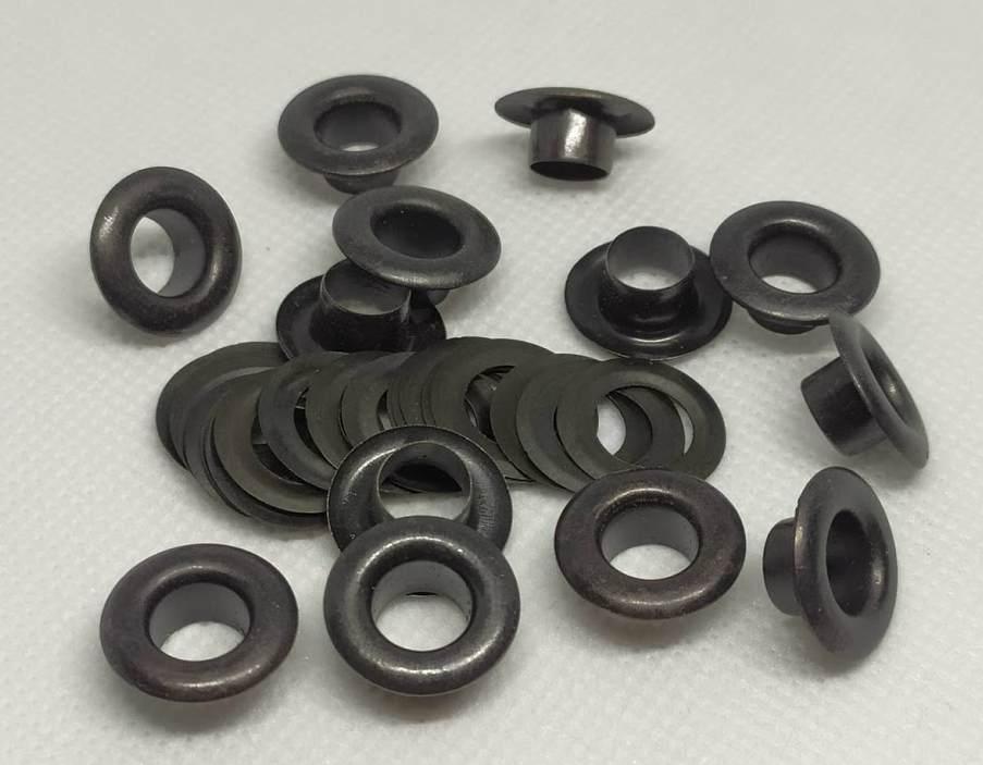 Люверс 8 мм оксид (у пакованні 50 штук)