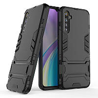 Чохол Hybrid case для Realme XT / X2 бампер з підставкою чорний