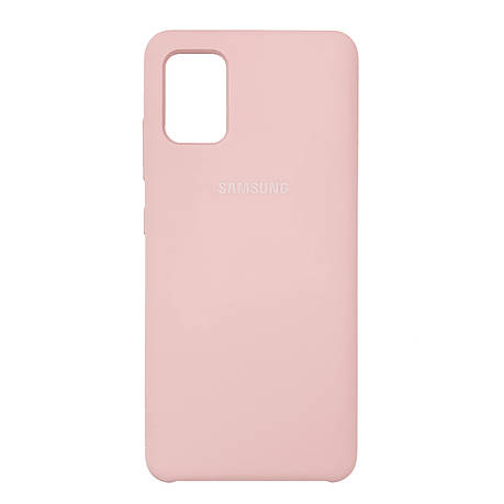 Чохол Silicone Case Premium для Samsung A02s / A025 Sand Pink 18, фото 1
