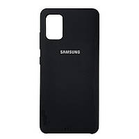 Silicone Case Premium на Samsung A71 / A715 Black