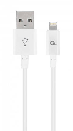 Кабель USB-Lightning Cablexpert премиум 2.1A 2m White (CC-USB2P-AMLM-2M-W), фото 1