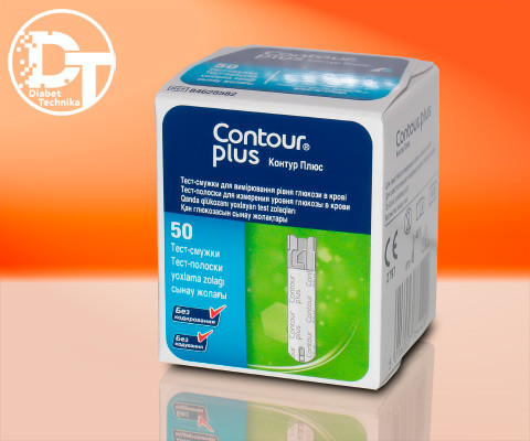Тест-смужки Контур плюс (Contour Plus) - 50 шт.