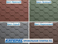 Бітумова черепиця Колекція Katepal CLASSIC KL 336 грн м2