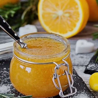 Начинка термостабільна Лимон зі шматочками цедри (10кг ящик), фото 1