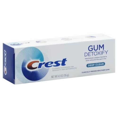 Зубна паста Глибоке очищення та детоксикація від мікробів Crest Gum Detoxify Deep Clean Toothpaste