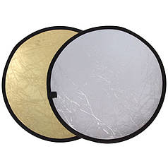 Відбивач, рефлектор Alitek Reflector 2 в 1 gold/silver (30 см)