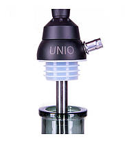 Кальян со стеклянной колбой AMY Unio 005.02 (55 см) Чорний, фото 4
