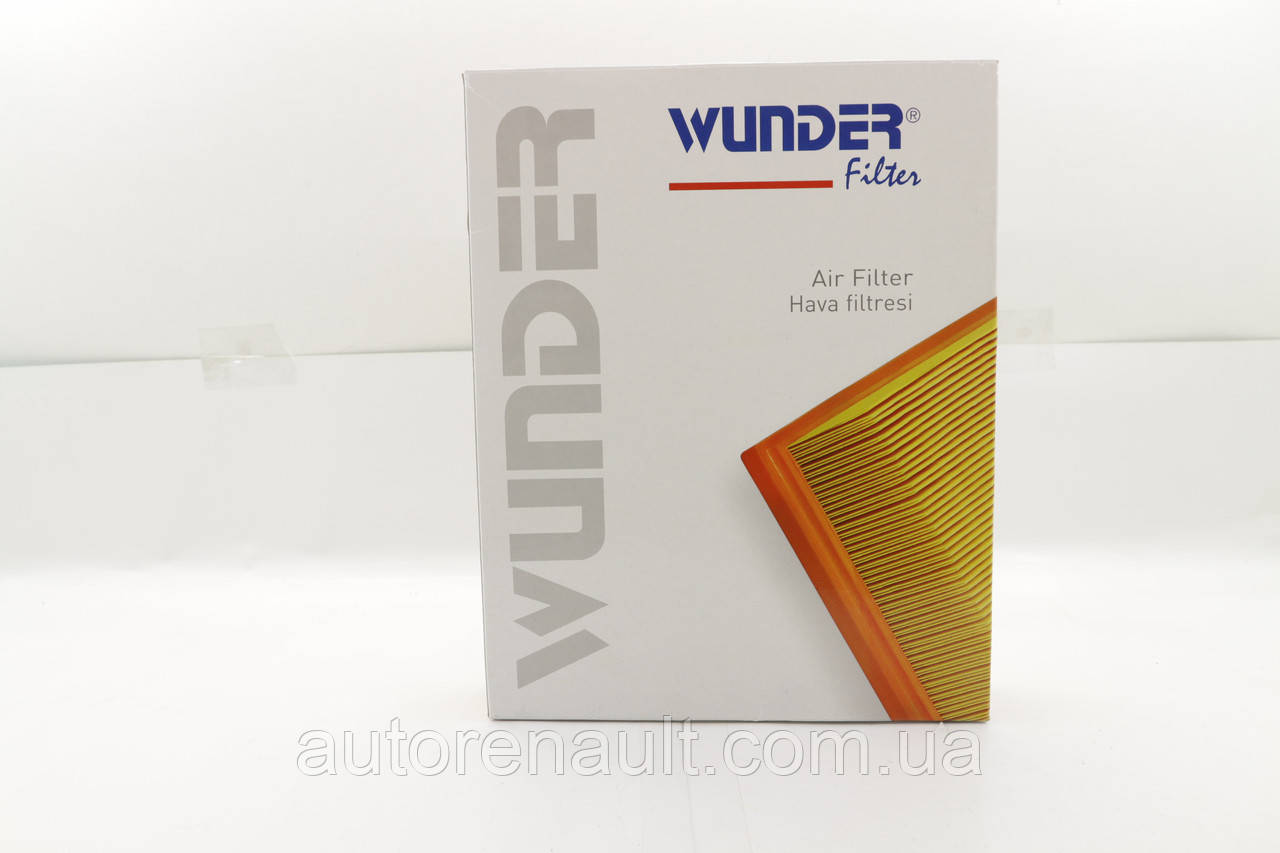 Фільтр повітряний на Рено Майстер II 98> (1.9 dCi+2.2 dCi+2.5 dCi+2.5 D+2.8 dTI) - WUNDER (Туреччина) WH309, фото 1