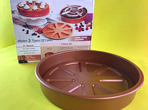 Антипригарна форма для випічки Copper Chef Perfect Cake Pan