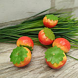 Штучні помідорчики з пінопласта d-3.5см, 6 шт\уп., 25/20 (ціна за 1 шт.+5 грн.), фото 4