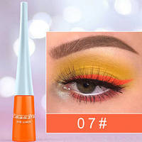 Неоновая подводка для глаз водостойкая макияж "CmaaDU cosmetics" Оранжевый